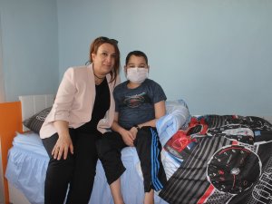 Lösemi hastası Ahmet'in mutluluğu