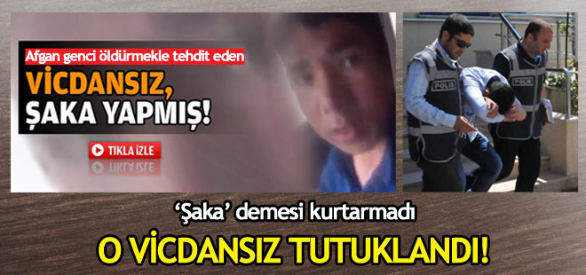 'Şaka' demesi kurtarmadı! O vicdansız tutuklandı