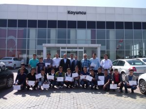 Koyuncu Fiat’tan öğrencilere sertifika