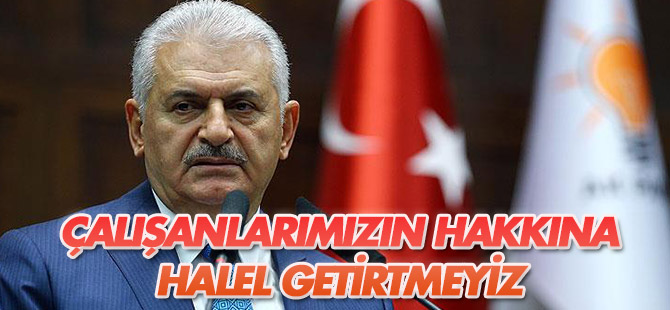 Başbakan Yıldırım'dan kıdem tazminatı açıklaması