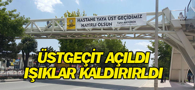 15 Temmuz Hastanesi Üstgeçidi açıldı