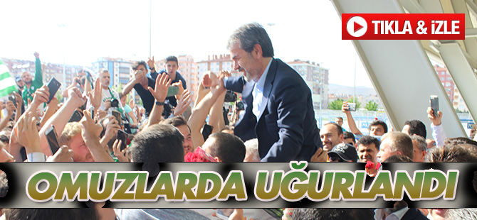 Aykut Kocaman omuzlarda uğurlandı