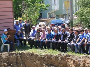 Bozkır'da temel atma töreni