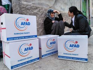 AFAD'dan Suriyelilere yardım