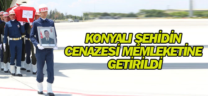 Konyalı Şehidin Cenazesi Memleketine Getirildi