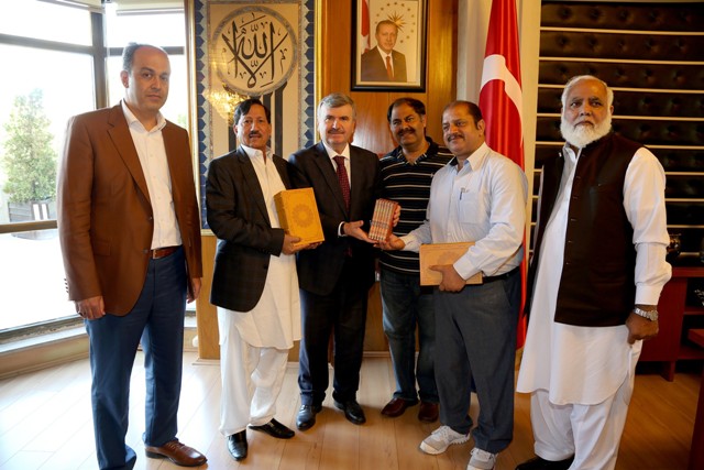 ​Pakistan heyetinden Başkan Akyürek'e ziyaret