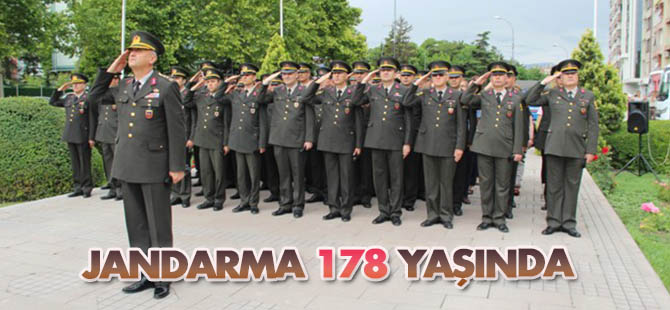Jandarma 178'nci kuruluş yılını kutluyor