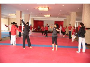 Tekvando Milli Takımı'nın kampı sürüyor