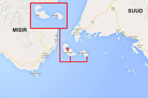 Tiran ve Sanafir adalarının Suudi Arabistan'a geçmesi