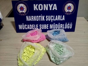 Konya'da uyuşturucu ve kaçak içki operasyonu