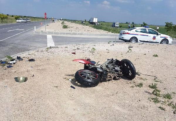 Konya'da trafik kazası: 1 ölü, 1 yaralı