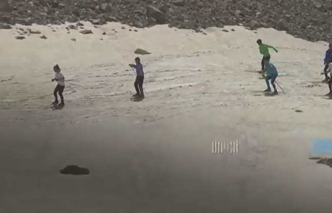 Haziranda karda antrenman TIKLA&İZLE