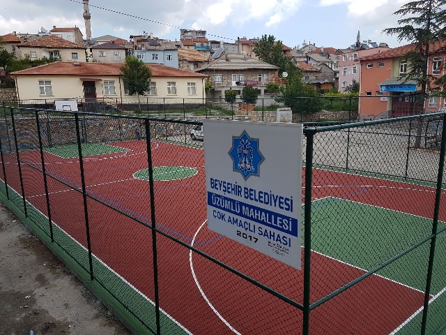 ​Beyşehir Belediyesinden okul bahçelerine spor kompleksi