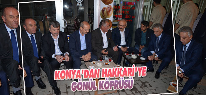 Konya'dan Hakkari'ye gönül köprüsü