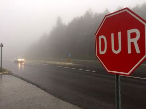 Bolu Dağı'nda yoğun sis