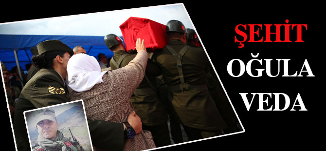 Konya şehidini uğurladı