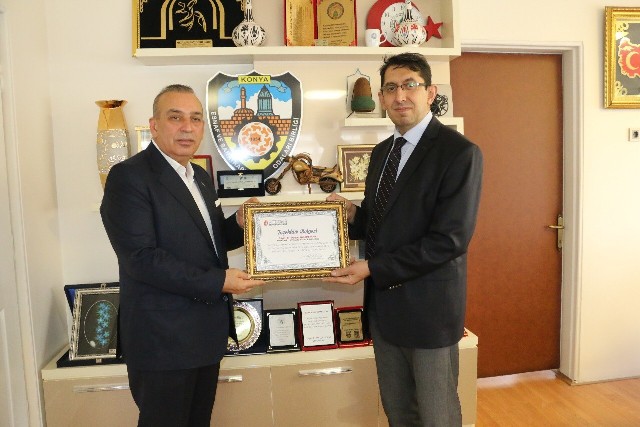 Konya Vergi Dairesi Başkanlığı'ndan KONESOB'a teşekkür
