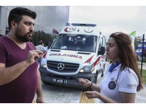 Sağlık çalışanları olimpiyatlara hazırlanıyor