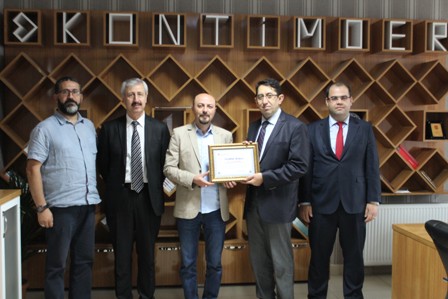 Konya Vergi Dairesi’den KONTİMDER’e Teşekkür Belgesi