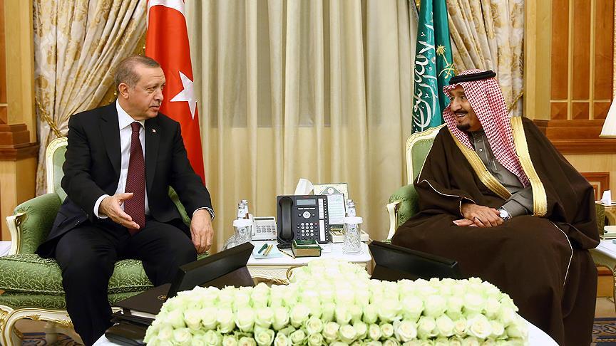 Cumhurbaşkanı Erdoğan, Suudi Arabistan Kralı Selman ile görüştü