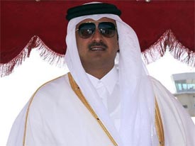 Katar Emiri'nden Suudi Arabistan'a tebrik