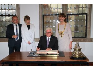 Almanya Cumhurbaşkanı Steinmeier'e Köln ziyaretinde protesto