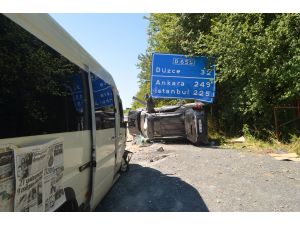 Düzce'de trafik kazası: 6 yaralı