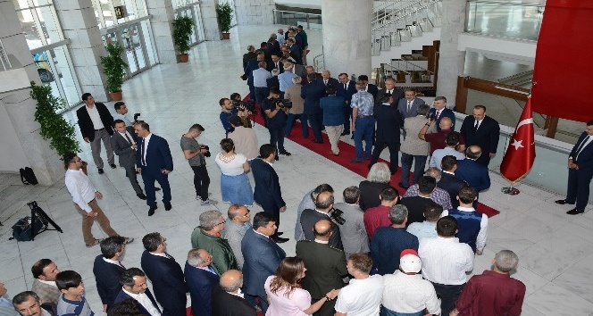 Konya protokolü bayramlaştı