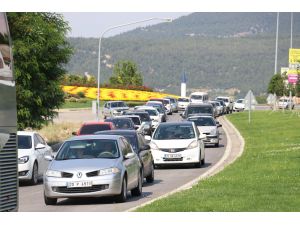 Tatilciler dönüş yolunda