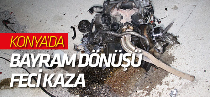 Karaman’da otomobil beton sulama kanalına çarparak şarampole takla attı: 5 yaralı