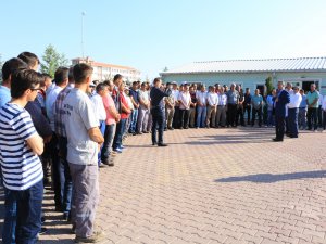 Başkan Hançerli personel ile bayramlaştı