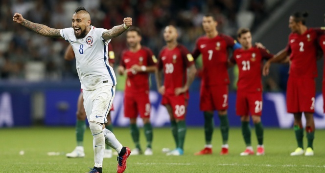 Portekiz, Bravo'yu geçemedi! Şili finalde!