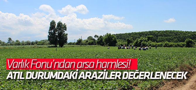 Varlık Fonu’ndan arsa hamlesi!