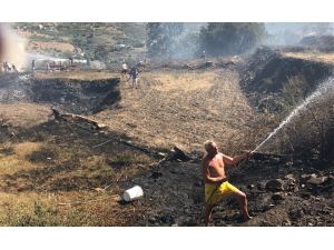 GÜNCELLEME 2 - Alanya'da villalar bölgesinde yangın