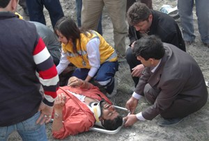 Karapınar'da kaza: 2 yaralı