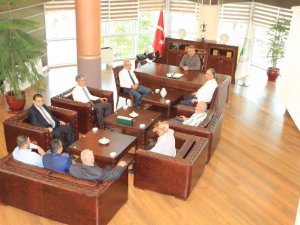 Muhtarlar Birliğinden Başkan Hançerli'ye ziyaret