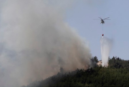 'İzmir'deki orman yangınının yüzde 85'i kontrol altına alındı'