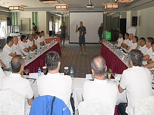Alper Avcı UEFA Pro Lisans Kursunda