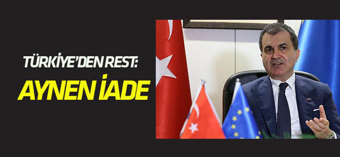 Türkiye AP raporunu aynen iade edecek