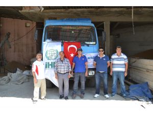 Aksaray'dan Suriye'ye un yardımı