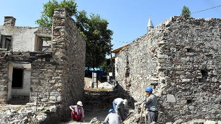 Tarihi hamamda 700 yıl önce kalorifer sitemi kullanılmış