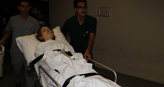 17 yaşındaki genç kız  vurularak ağır yaralandı