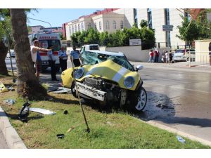 Adana trafik kazası: 2 yaralı