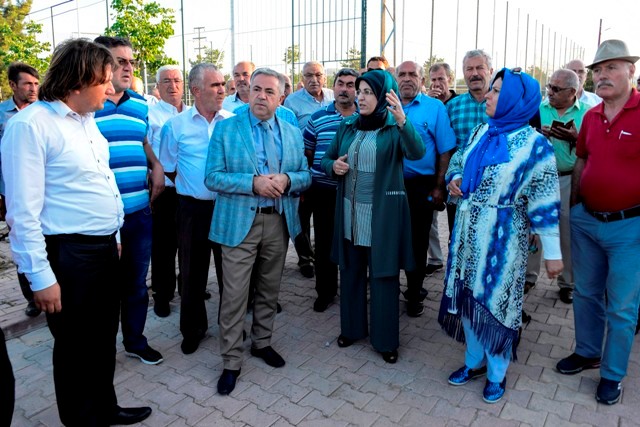 Dutlu Koruluğundaki çalışmaları incelediler