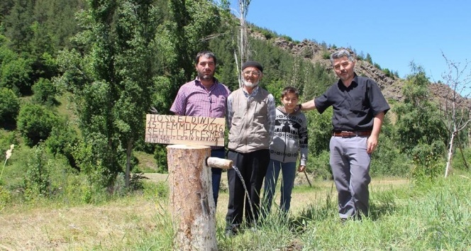 66 yaşında özürlü maaşıyla şehitlere çeşme yaptırdı