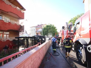 Beyşehir’de korkutan yangın