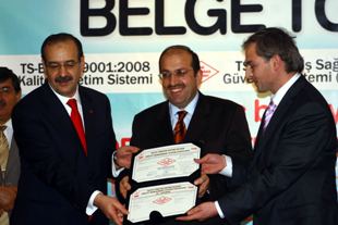 Selçuklu Belediyesi'ne kalite belgeleri verildi