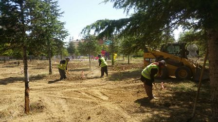 Seydişehir park ve bahçelerde onarım çalışmaları devam ediyor