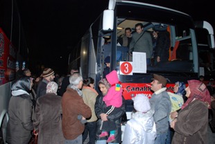 190 öğrenci Çanakkale’ye gönderildi