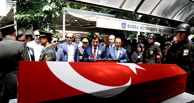 Bursalı şehide son görev!